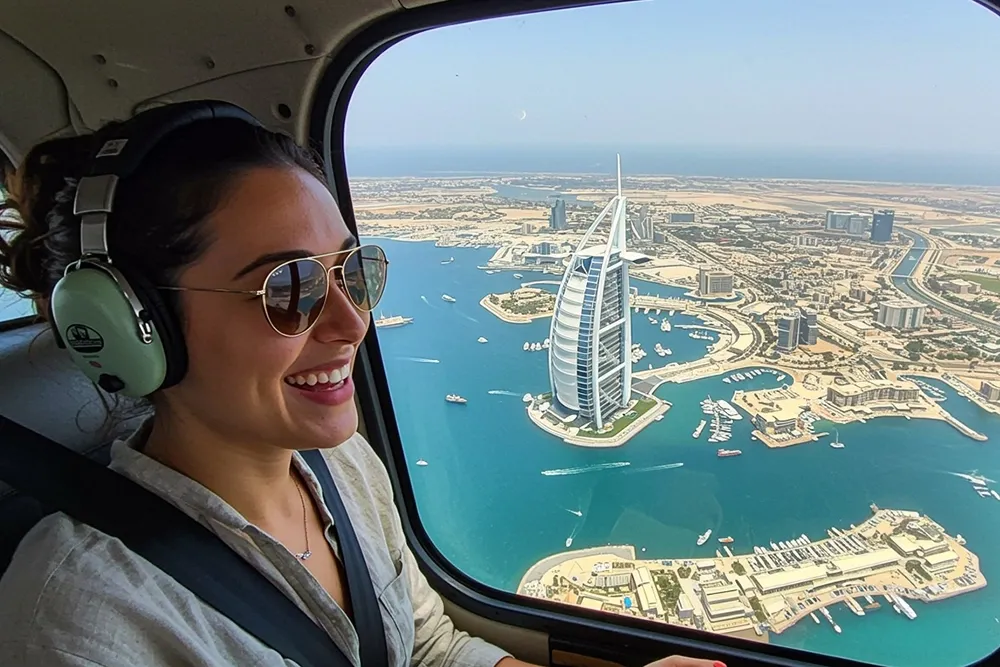 helicopter tour dubai